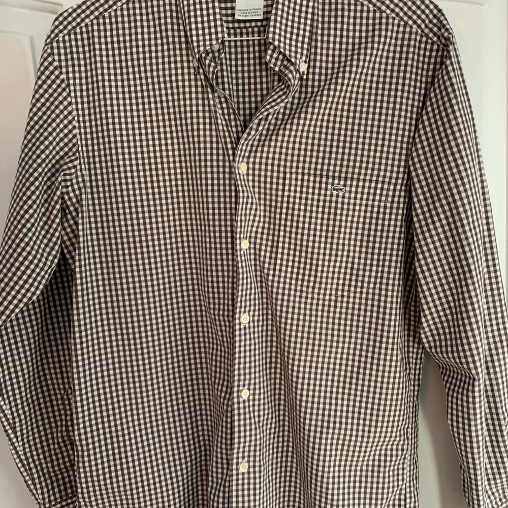 Lacoste Long sleeve shirt/Men’s/Medium